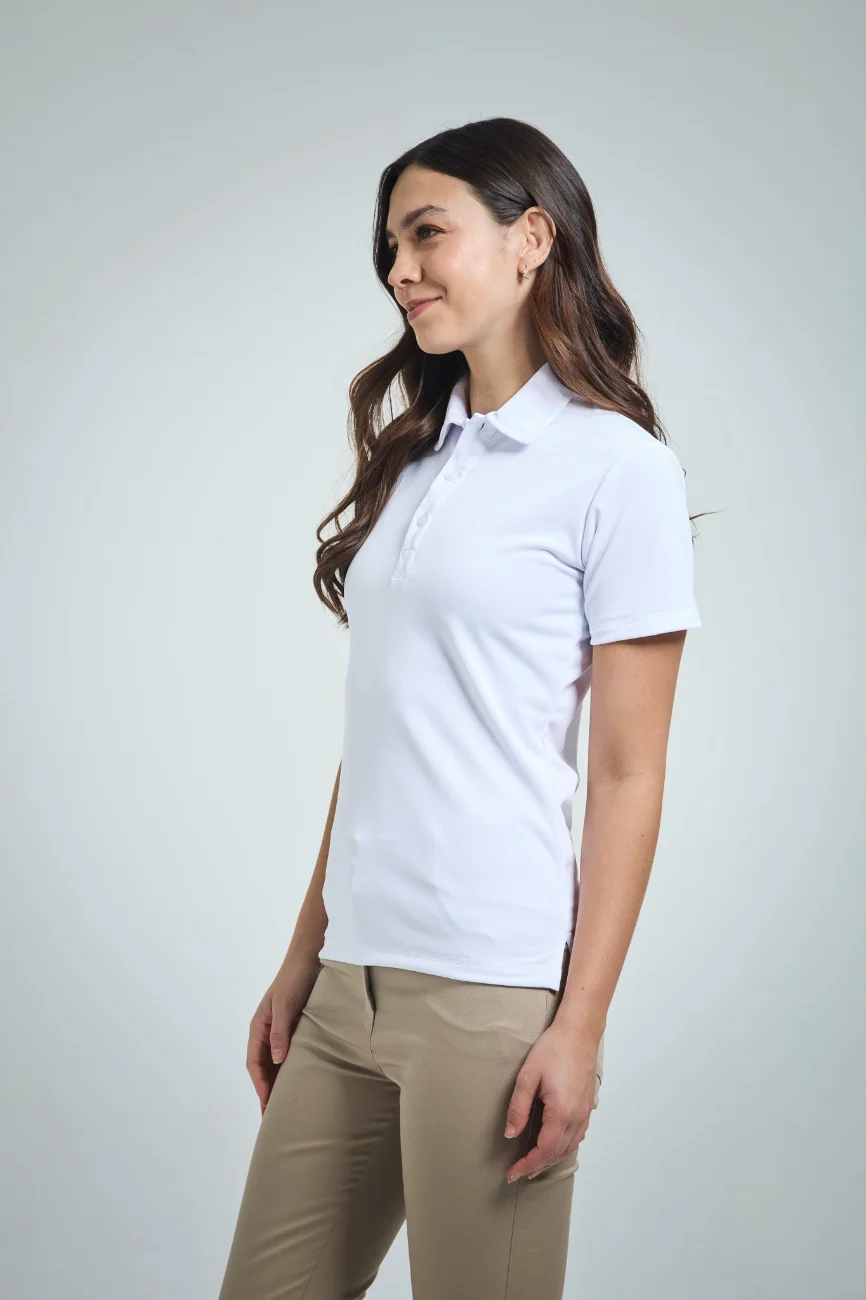 Camiseta Polo mujer Blanca-1